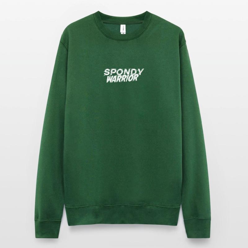 spondywarrior basic white Unisex Sweatshirt