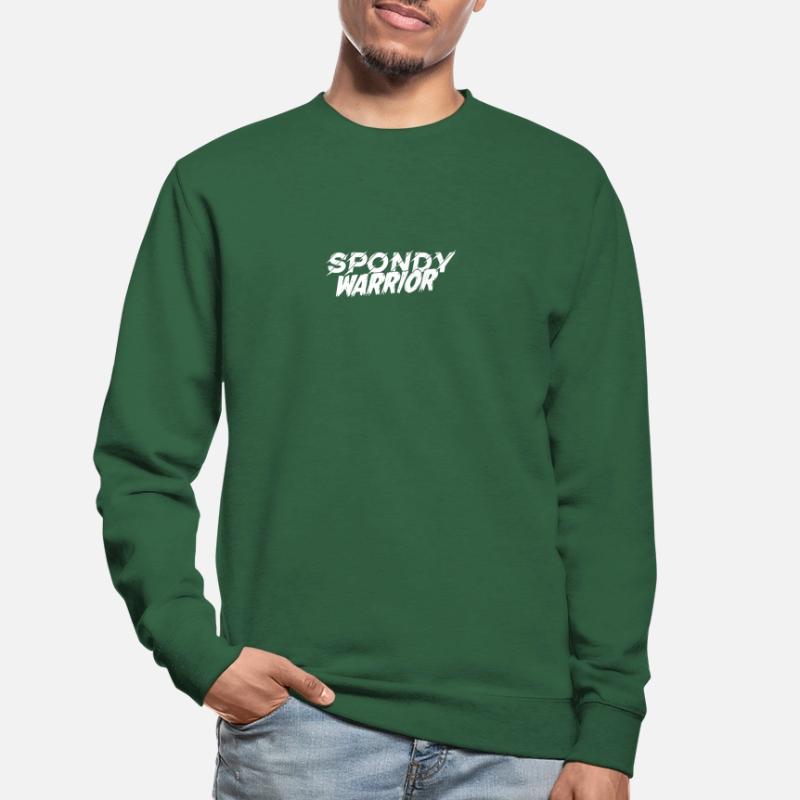 spondywarrior basic white Unisex Sweatshirt