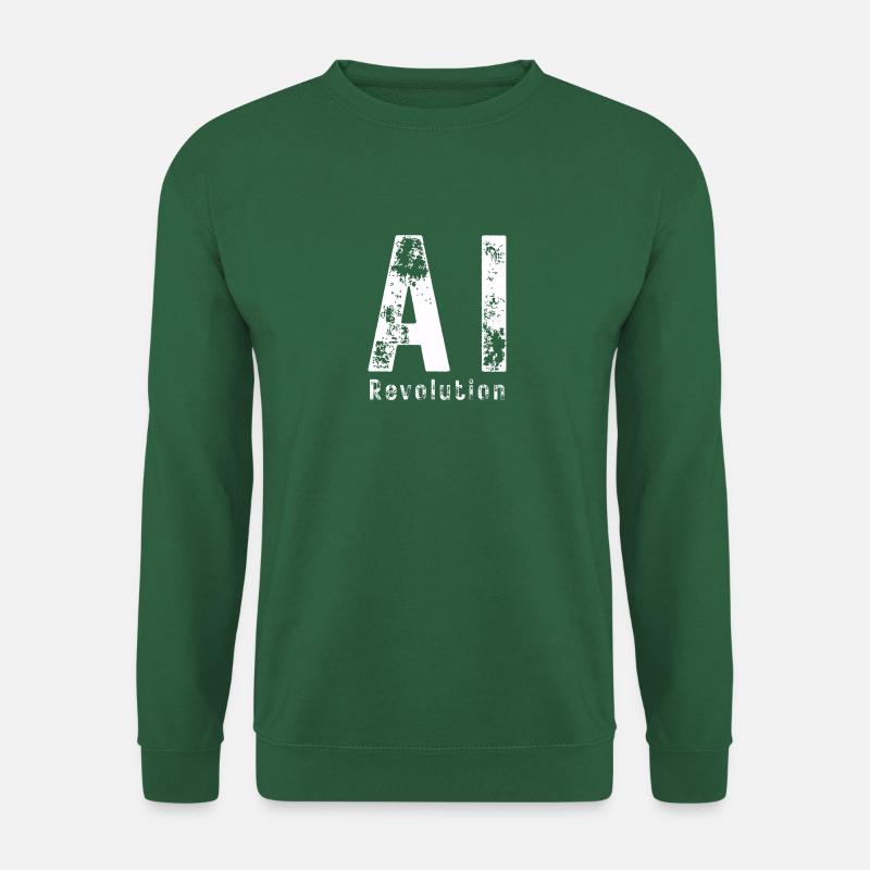 AI Revolution - Unisex Pullover - Grün