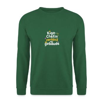 Kiga-Chefin Abschied: Kita Absolvent Schulkind Ers - Unisex Pullover - Grün - Vorne