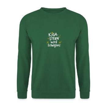 KiGa-Stern wird Schulglanz: Kita Abgänger Absolven - Unisex Pullover - Grün - Vorne