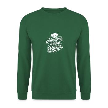 Super Baker Papas Club Dad bakes best - Unisex Sweatshirt - green - Front
