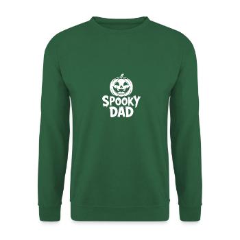 Spooky Dad Dad's Halloween Shirt Laughing Pumpkin - Unisex Sweatshirt - green - Front