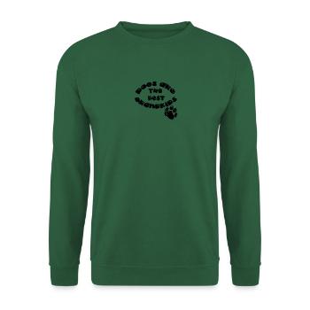 LES CHIENS SONT LES MEILLEURS PETITS-ENFANTS - Sweat-shirt Unisexe - vert foncé - Devant