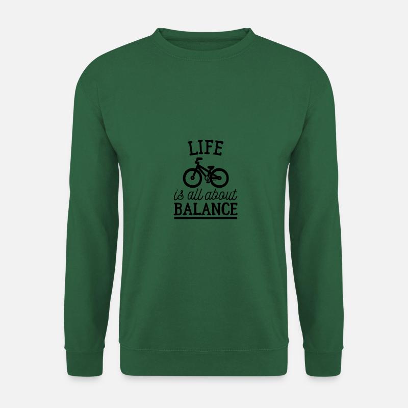 Fahrrad Balance Leben - Unisex Pullover - Grün