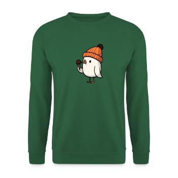North Sea Moin Seagull Hat Ice Cream Chocolate Ice Cream - Unisex Sweatshirt - green - Front