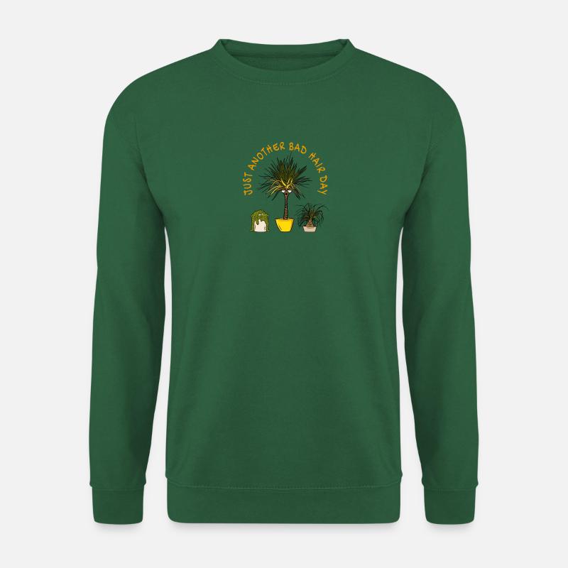 Bad Hair Day - Unisex Pullover - Grün