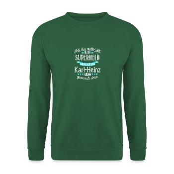 karl heinz - Unisex Pullover - Grün - Vorne