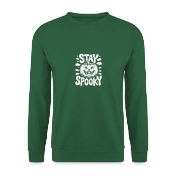 Stay Spooky Funny Halloween Design - Unisex Sweatshirt - green - Front