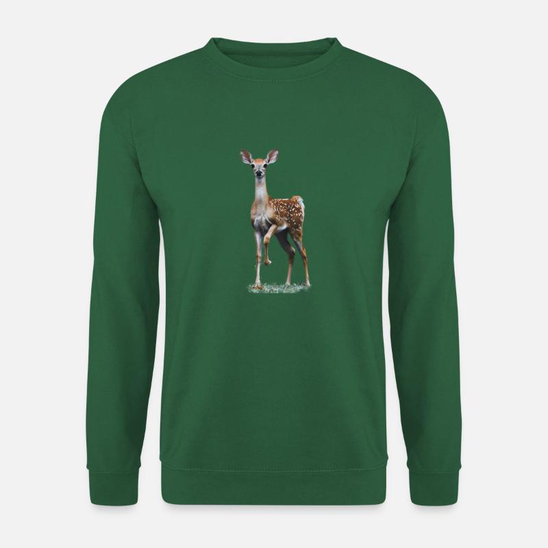 deer - Rehkitz - Unisex Pullover - Grün