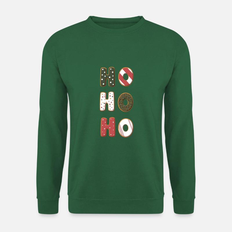 Weihnachten HoHoHo Kekse - Unisex Pullover - Grün