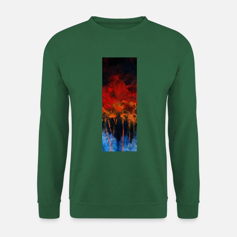 Autumn tree - Unisex Pullover - Grün