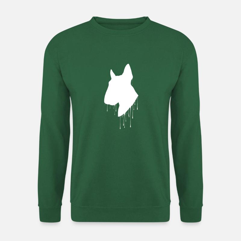 Bullterrier Love - Unisex Pullover - Grün