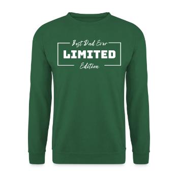 Le meilleur papa de tous les temps. Papa. Fête des pères. Édition limitée. - Sweat-shirt Unisexe - vert foncé - Devant