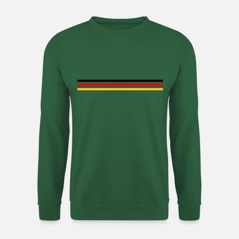 Trait Germany version 1 grand - Sweat-shirt Unisexe - vert foncé