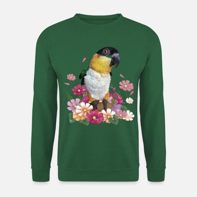 Der Schwarzkopf-Caique - Unisex Pullover - Grün