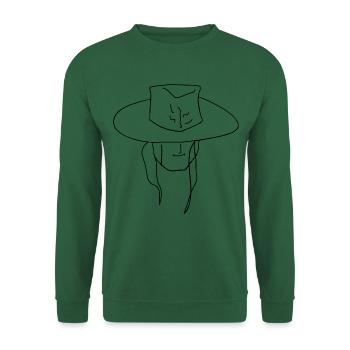 Humain - Personne - Sweat-shirt Unisexe - vert foncé - Devant