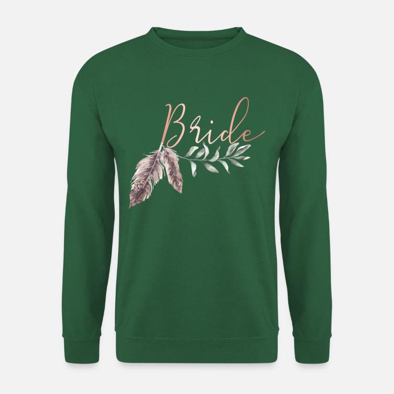 Boho Bride Braut - Unisex Pullover - Grün