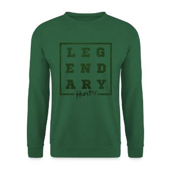 Chasseur légendaire - Sweat-shirt Unisexe - vert foncé - Devant