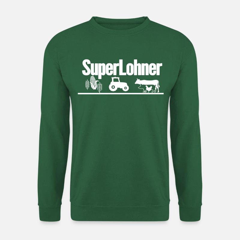 SuperLohner Landwirtschaft - Unisex Pullover - Grün
