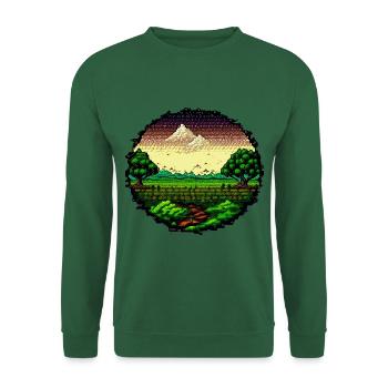Peaceful Nature - Unisex Sweatshirt - green - Front