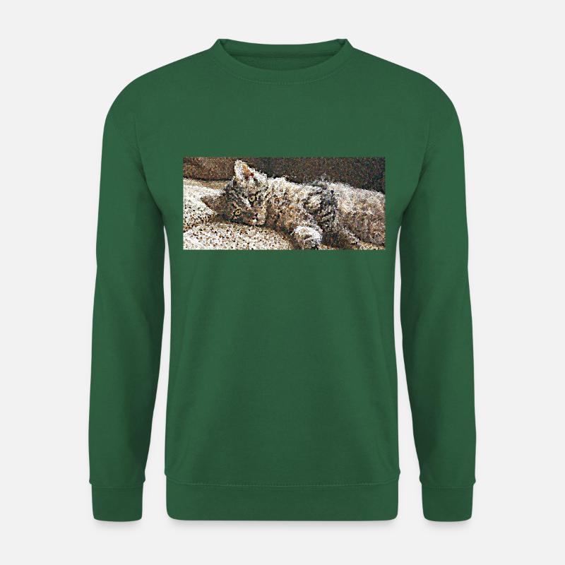 Tigrou der kleine Kater - Unisex Pullover - Grün