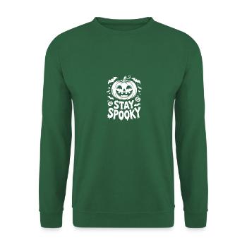 Stay Spooky Funny Halloween Design - Unisex Sweatshirt - green - Front