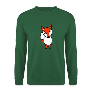 Fox Red Fox Wild Animal Clever Forest Inhabitants - Unisex Sweatshirt - green - Front