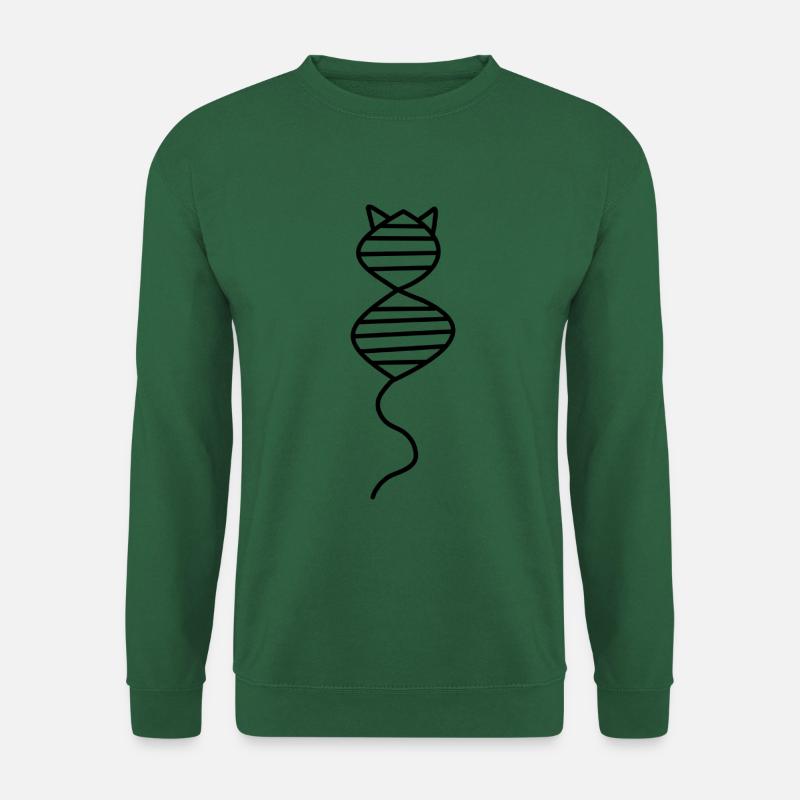Cat DNA genetics - Unisex Sweatshirt - green
