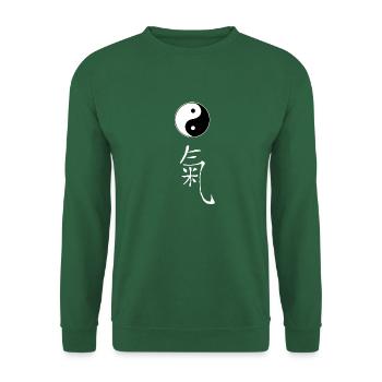 yin yang qi - Unisex Pullover - Grün - Vorne
