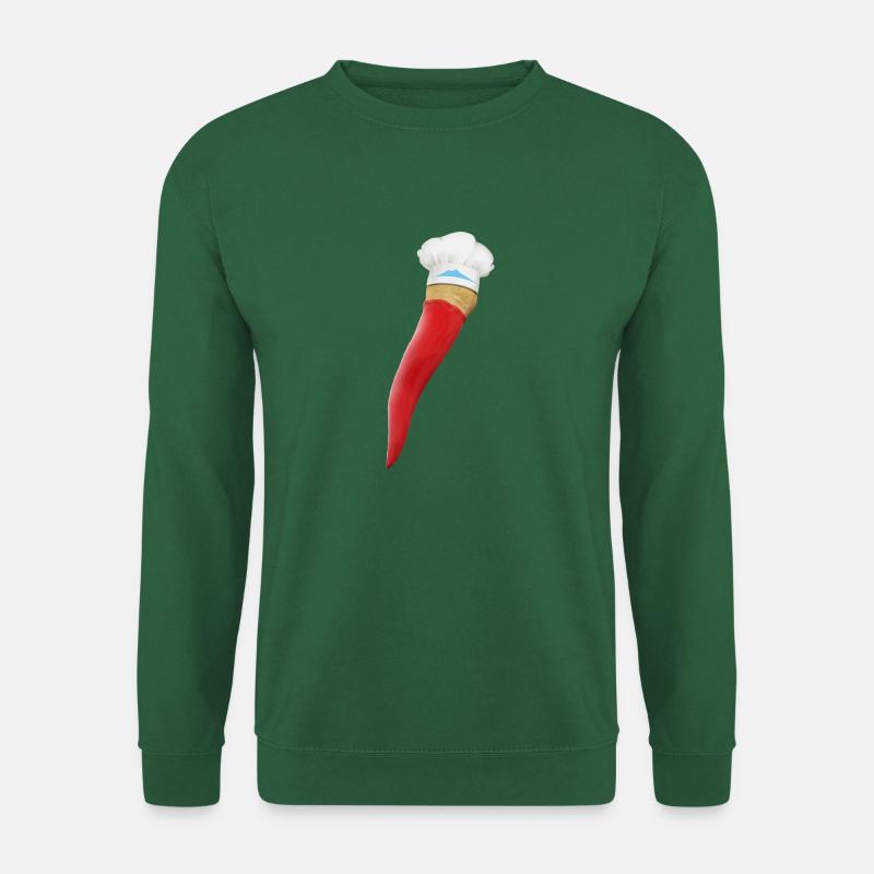 Curniciello Napoletano - Das kleine Horn - Unisex Pullover - Grün