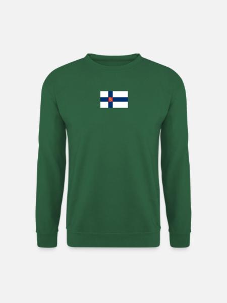 Staatsflagge von Finnland (klein) - Unisex Pullover - Grün