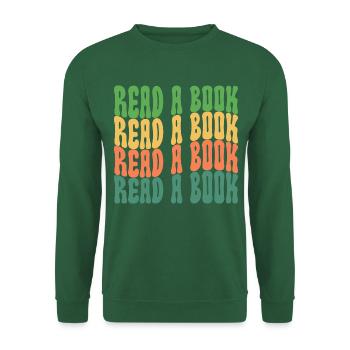 Read a Book - Unisex Sweatshirt - green - Front