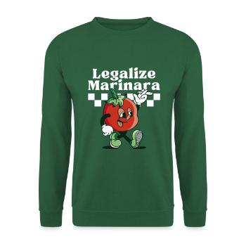 Legalize Marinara - Unisex Sweatshirt - green - Front