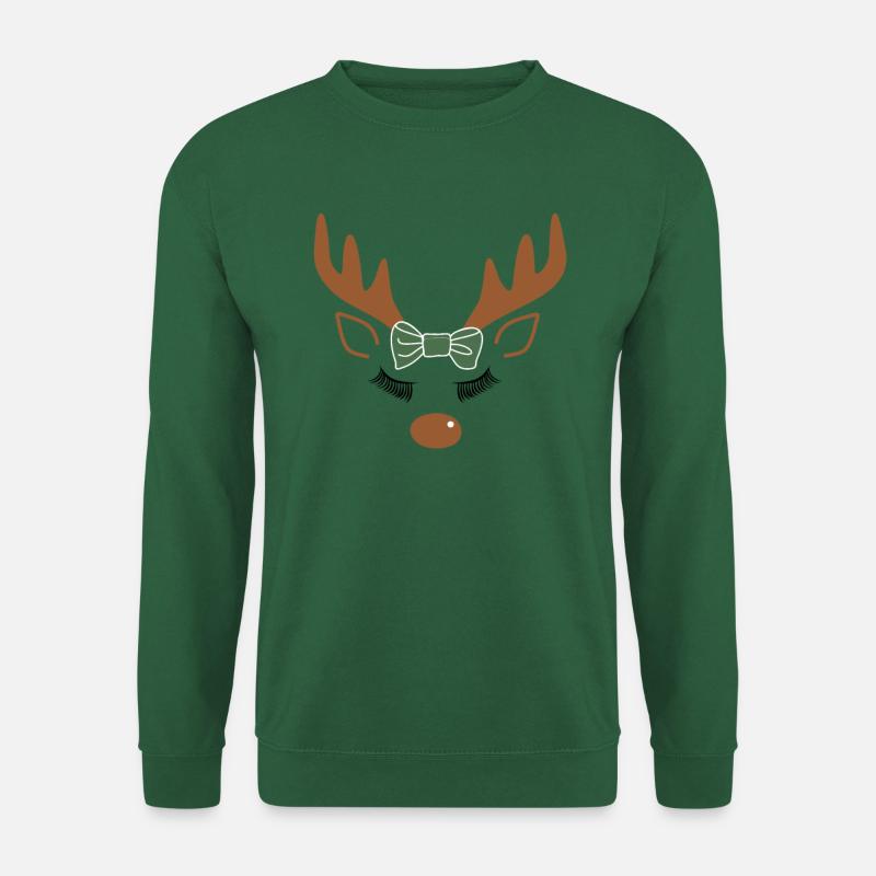 Weihnachtszeit süßes Rentier - Unisex Pullover - Grün