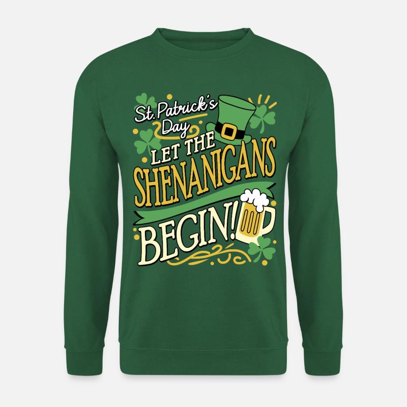 SPIELEREIEN AM ST. PATRICK'S DAY - Unisex Pullover - Grün