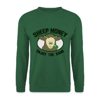 Sheep Money - Unisex Pullover - Grün - Vorne