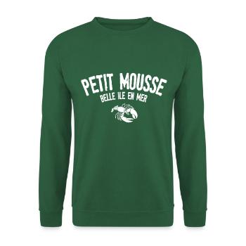 Petit mousse Belle Ile en mer - Sweat-shirt Unisexe - vert foncé - Devant