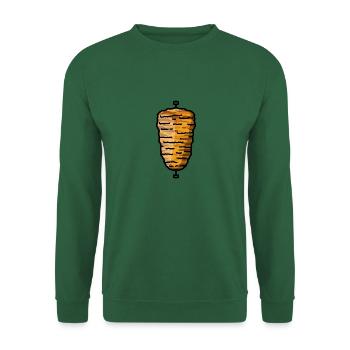 Döner Kebab Dürüm Dönerfleisch Dönerskeß Skewer - Sweat-shirt Unisexe - vert foncé - Devant