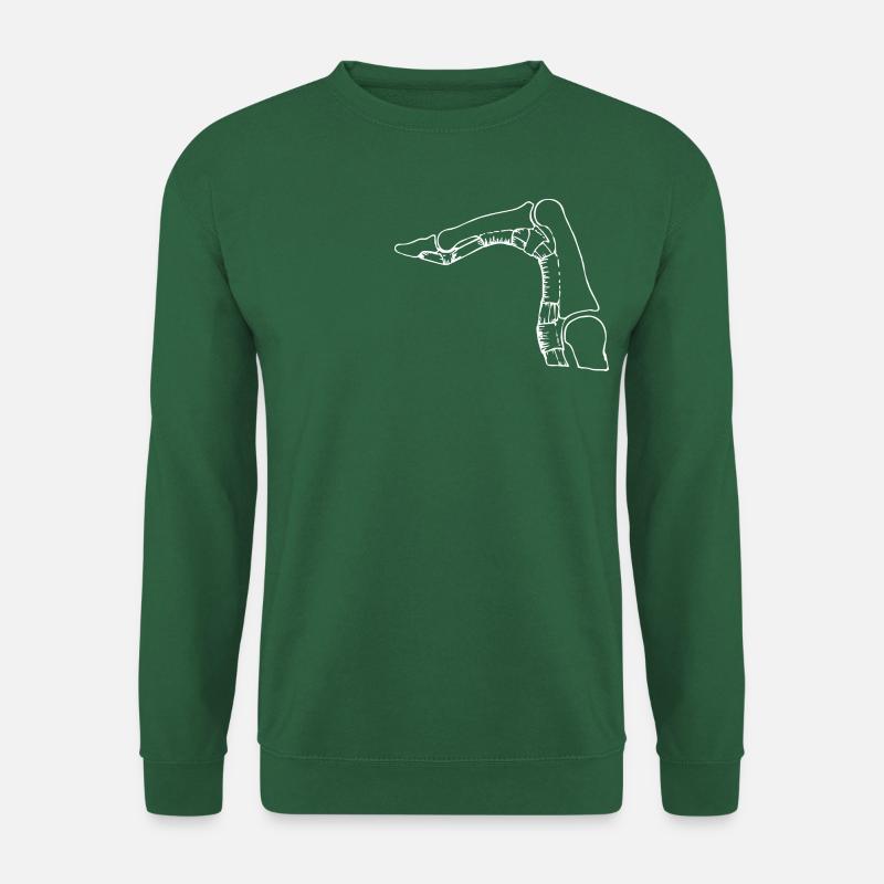 Crimp1 ohne Schrift weiss - Unisex Pullover - Grün