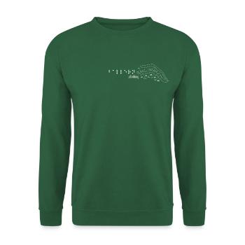 Crimp2 Braille weiss - Unisex Pullover - Grün - Vorne