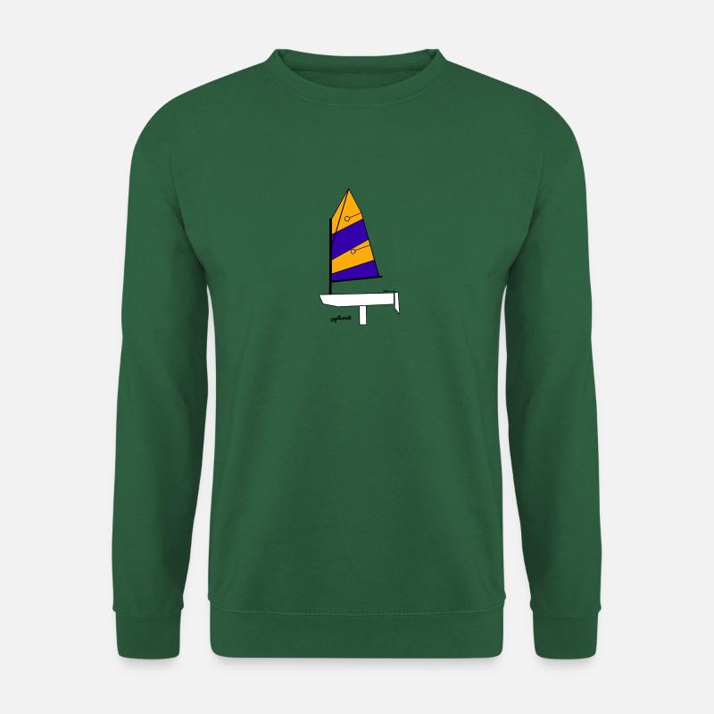 Optimist Segelboot Variante 1 - Unisex Pullover - Grün