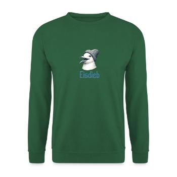 Moin Seagull Oiseau Crème Glace Crème Voleur de Glace Côte Mer du Nord - Sweat-shirt Unisexe - vert foncé - Devant