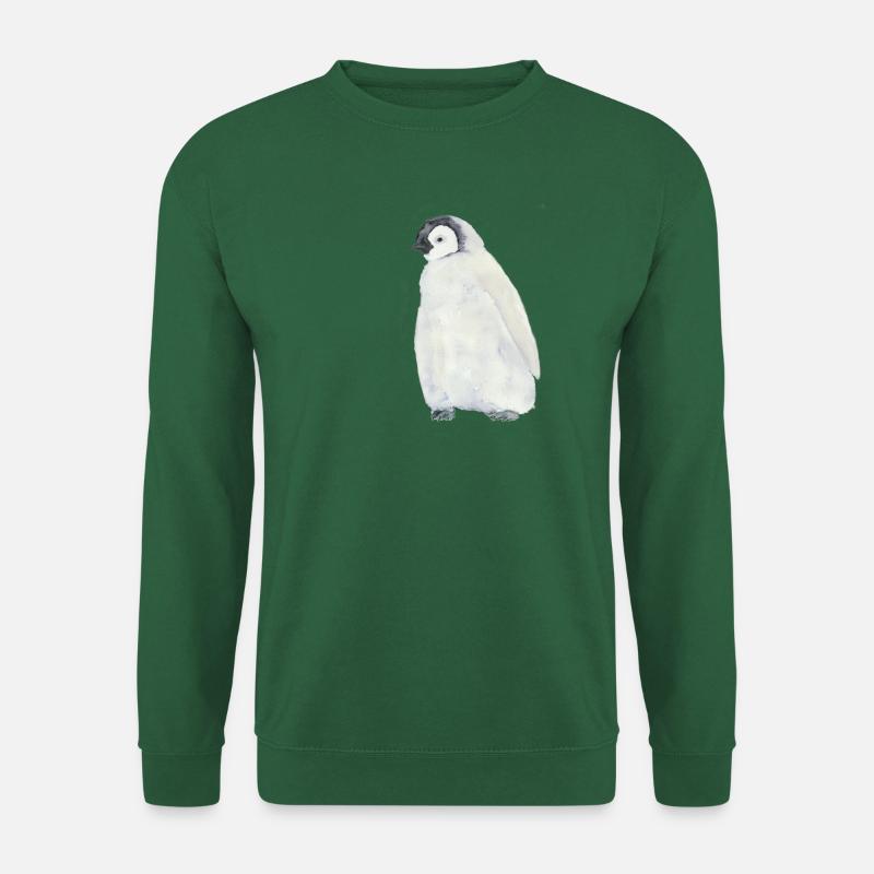 Pinguin - Unisex Pullover - Grün