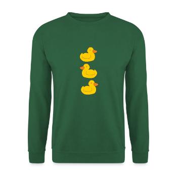 drei entchen - Unisex Pullover - Grün - Vorne