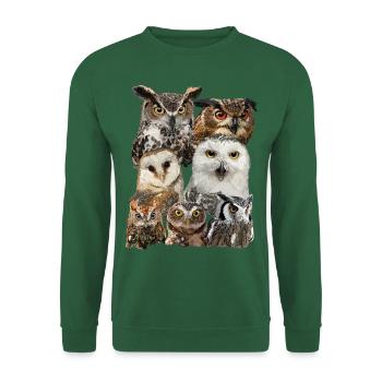 Nocturnal raptors - Unisex Sweatshirt - green - Front