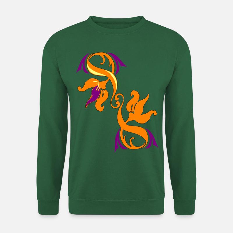 Cooles Muster - Unisex Pullover - Grün