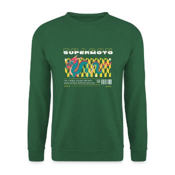 Supermoto Serie 19 - Unisex Pullover - Grün - Vorne