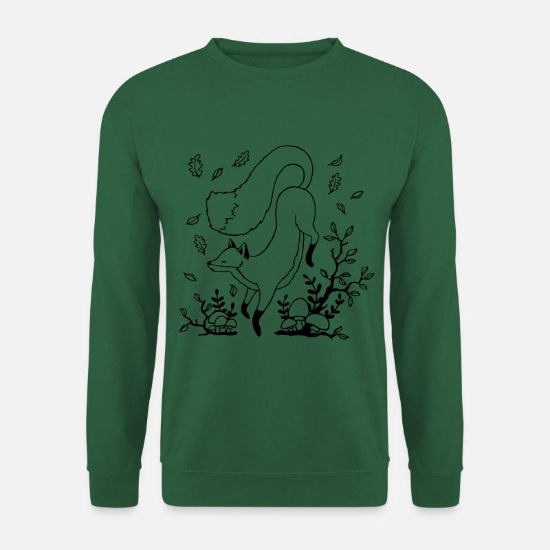 Herbst Fuchs - Unisex Pullover - Grün