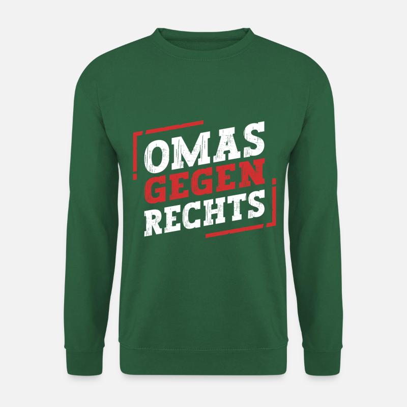 Omas Gegen Rechts - Unisex Pullover - Grün
